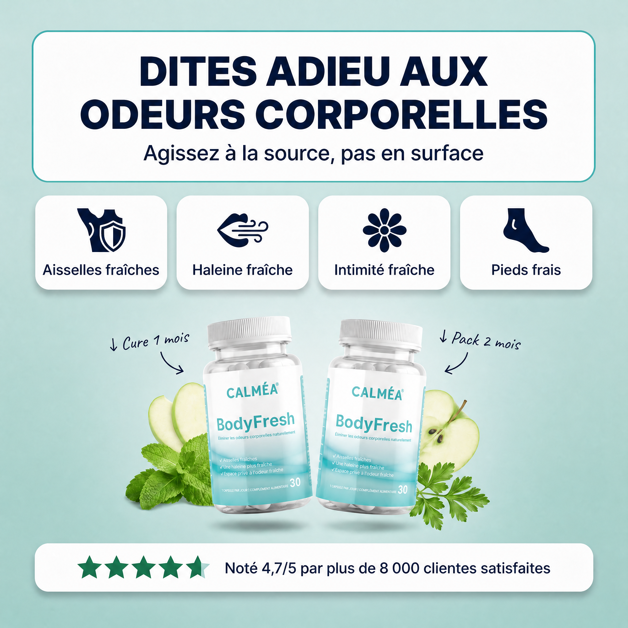 BodyFresh - Complément anti-odeur